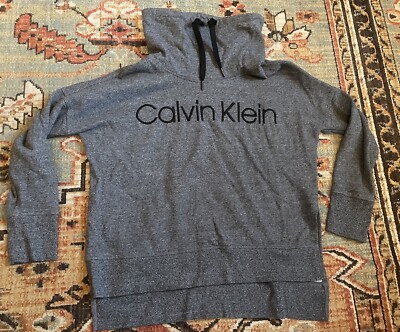 Calvin Klein Drake Gray Cowlneck Pullover Sweatshirt Size Medium