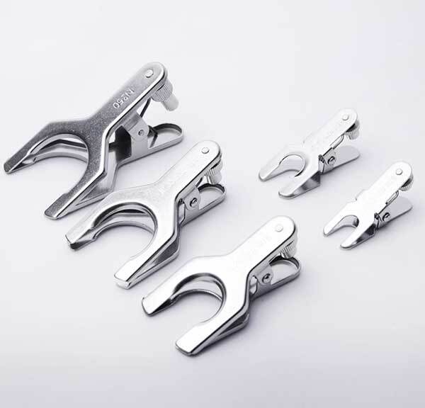 Lab Clip Set 1250 Stainless Steel Spherical Joint Pinch Chemistry