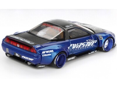 ミニカー YOSHIHIKO FUJIMOTO HONDA NSX EVASIVE V2 #52 BLUE 