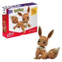 Mattel GMD34 - Mega - PokéMon - Jumbo Evoli, Ca. 30 Cm, Bauset