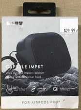 LAUT - Capsule IMPKT for AirPods Pro Ultra Tough Carabiner Included Slate NEW