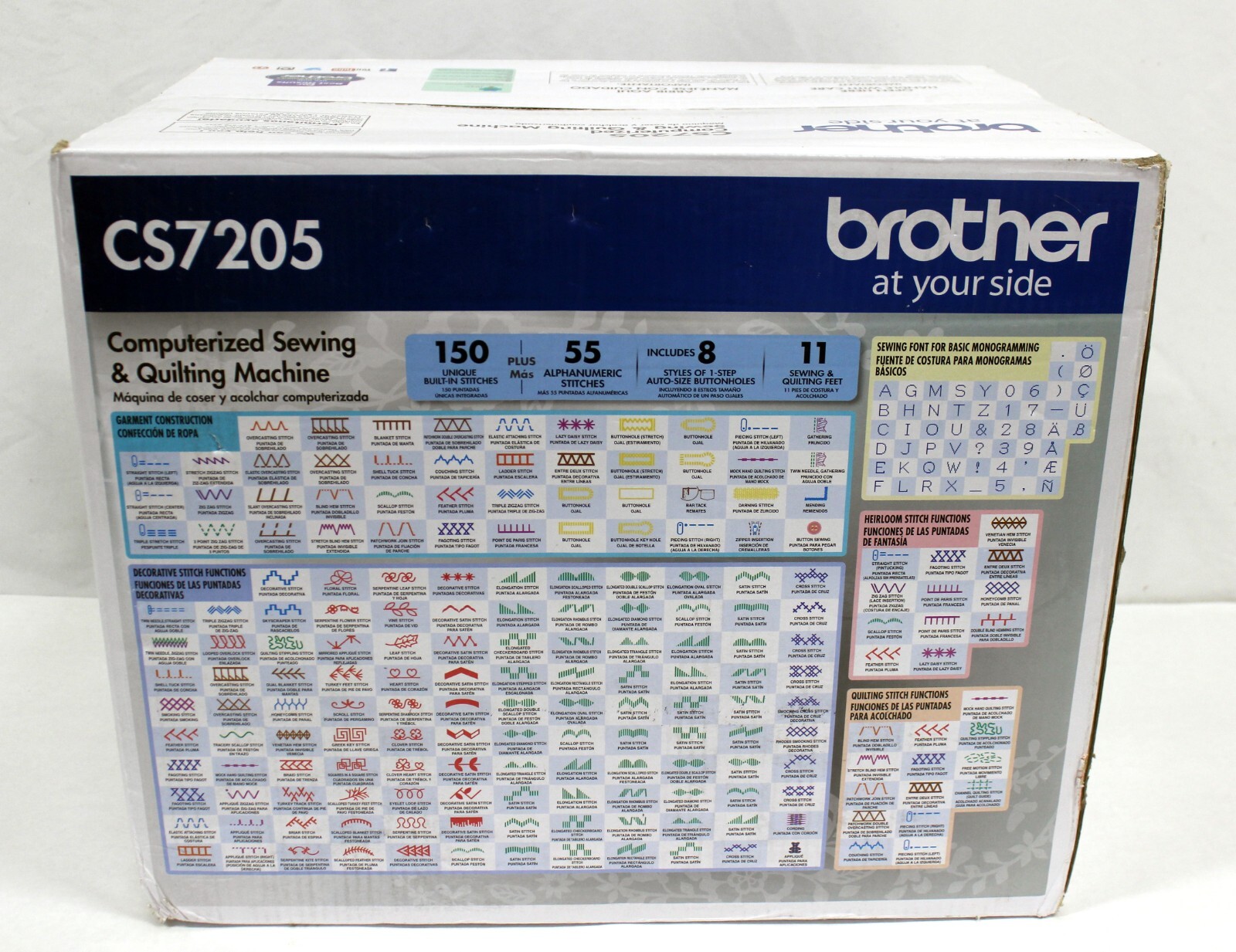 Brother At Your Side CS7205 Computerized Sewing & Quilting Machine