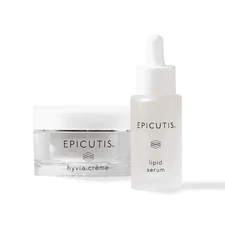 NEW - EPICUTIS Luxury Skincare Set Lipid Serum Hyvia Creme (cream) $395 retail