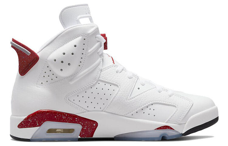 Nike Air Jordan 6 White University Red CT8529-162 Men's Size Nike Air Jordan 6 White University Red CT8529-162 Men's Size