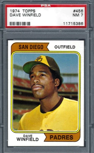 1974 Topps #456 PSA 7 Dave Winfield Padres 456