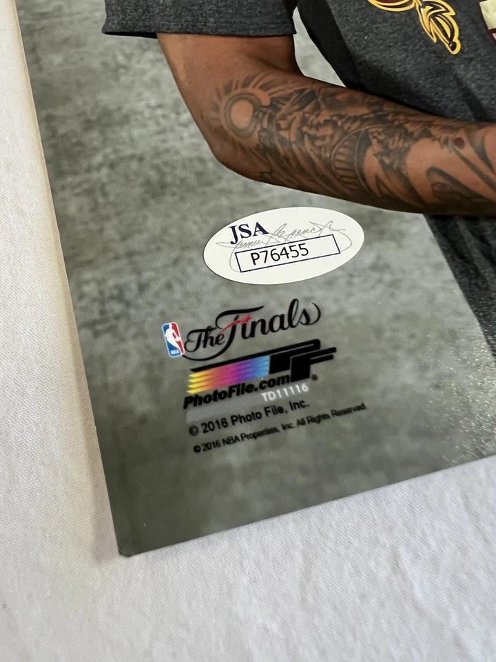 Трофей НБА с автографом Ченнинга Фрая из Cleveland Cavaliers 8x10 сертификат подлинности JSA - Изображение 2 из 4