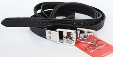 Equestrian Horse Tack Adult English Saddle Stirrup Leathers Black 54 804ST19BK54