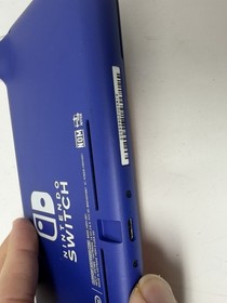 Nintendo Switch Lite Blue Handheld Console With Charger Tested Working HDH-001
