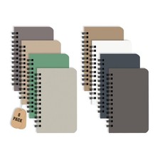 KTOJOY 8 Pack Spiral Notebook Small Pocket No...