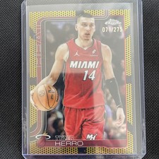 2025-26 Topps Chrome #188  TYLER HERRO - Yellow Basketball Refractor /275