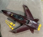 Gi Joe 3.75” Cobra Conquest X-30 Python Patrol ARAH Jet Plane 25th Ann Target Ex