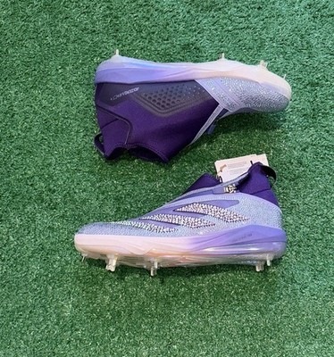 adidas Adizero Impact+ Men's Baseball Cleats Size 9.5 IF8484 swavski purple 