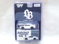 (SQ1654) MINI GT 702 Nissan Skyline Kenmeri Liberty Walk White Nissan Skyline