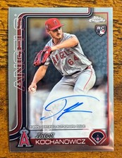 Jack Kochanowicz RC - 2025 Topps Chrome - Angels - Rookie Auto