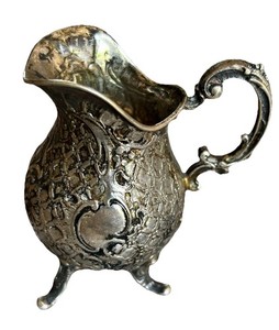 Antique German Sterling Silver 925 Miniature Creamer  Jug 1950’s Hallmarked