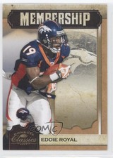 2009 Donruss Classics Membership Gold 24/100 Eddie Royal #10 0i0