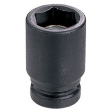 1/4" Drive x 7mm Magnetic Standard  Socket 907MG GREY PNEUMATIC Metal