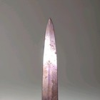Double Edge Dagger Brass Handle Steel Blade Gold/Silver Ambidextrous — photo 5