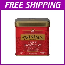 English Breakfast Loose Tea Tins, 3.53oz, Pack of 6