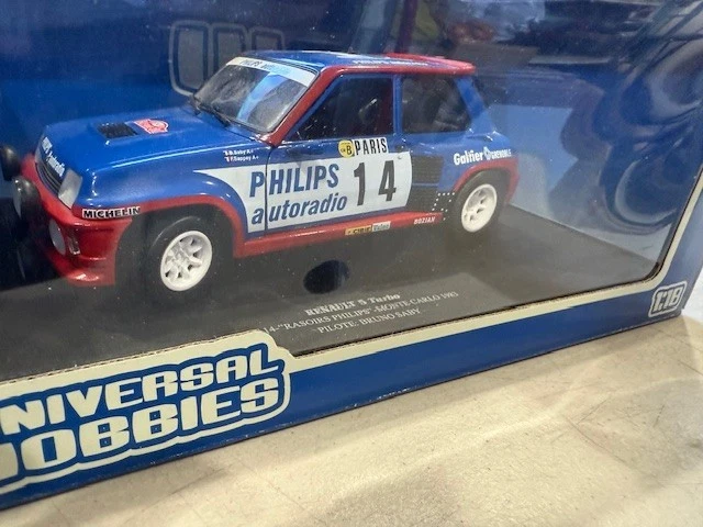 DIECAST 1. 18 RENAULT 5 TURBO  RALLY CAR  UNIVERSAL HOBBIES - Image 3 of 4