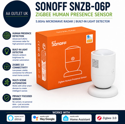 Sonoff SNZB06P Zigbee menschlicher Präsenzsensor 5,8 GHz Mikrowelle Radar eingebaut