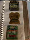 Lot of VINTAGE Chicago/Illinois Cities/towns Vehicle Tax Stickers — photo 8