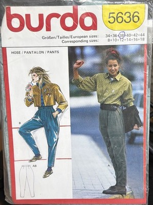 Burda 5636 Damen Schnittmuster Hose Gr. 38