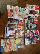 Spy Magazine Lot of 15 1990’s, JFK, Hillary, Sharon Stone Christina Ricci