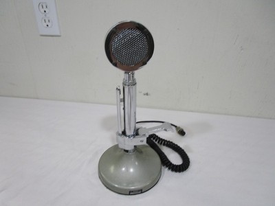 Astatic D-104 Microphone w/ Lazy Key /  T-UG9 Stand  and 4 Pin Connector -- Cool