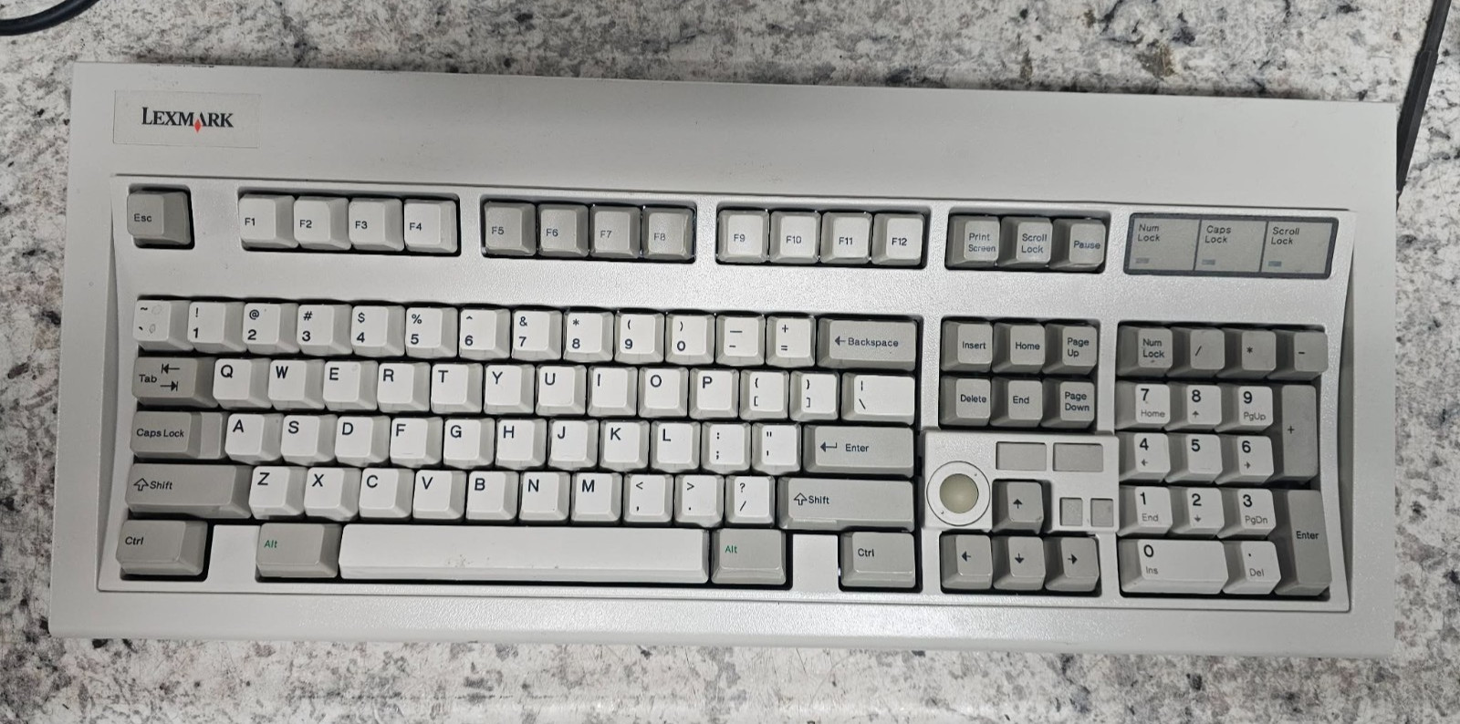 Very Rare Clean Retro Vintage IBM Lexmark Keyboard Model #M5