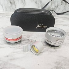 Kaligar Wide Angle & Telephoto Lens for Kodak Instamatic Camera w/ Case 314 414