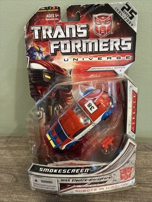 Transformers Universe SMOKESCREEN complete classics deluxe Box Wear
