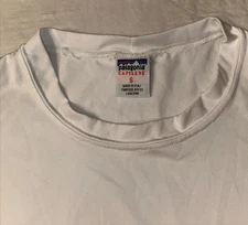 vtg MADE IN USA Patagonia Capilene shirt white long sleeve base layer mens Small