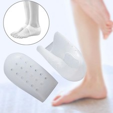 2x Height Increase Gel Sleeves Silicone Heel Socks Height Increase Insoles