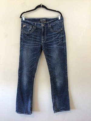 Mens Buckle BKE Savage Havoc Slim Straight Jeans