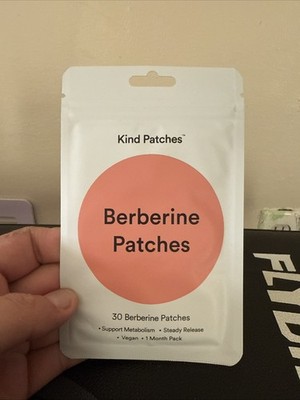 Kind Patches Berberine Patch 30 Vegan Steady Release 1 Month