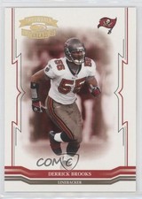 2005 Donruss Throwback Threads Gold Holofoil 64/99 Derrick Brooks #137 HOF 0a6