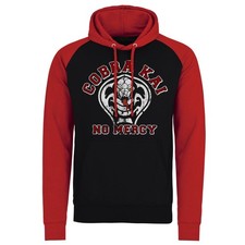 Officially Licensed Cobra Kai - No Mercy Baseball Hoodie