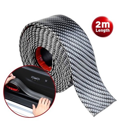 Bumper Protector Car Strip Carbon Door Rubber Moulding Sticker Edge Guard