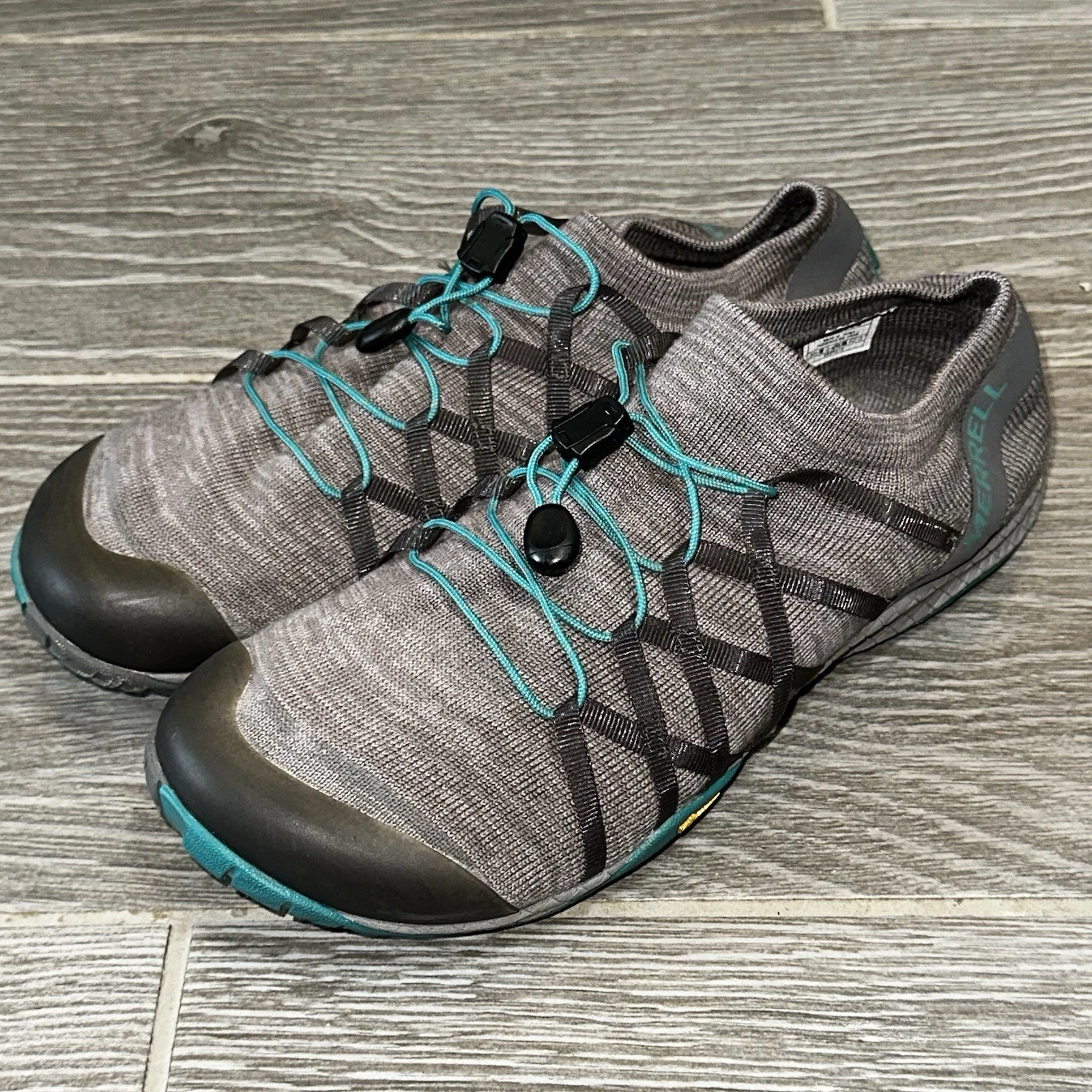Merrell Trail Glove 4 Barefoot Sock Running Shoe Women's 10 Gray Hiking Outdoor
