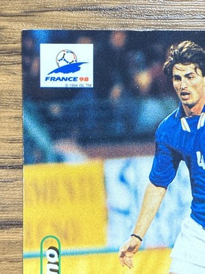 Panini 1998 France World Cup Card #44 Dino Baggio Italy | eBay