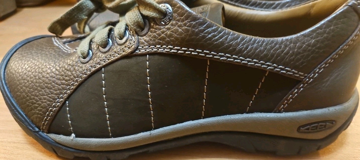 Scarpe da trekking stringate Keen Presidio in pelle nabuk marrone donna US 7 DISPLAY