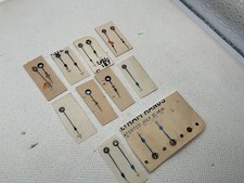 VINTAGE NOS WALTHAM 18 S BLUE HR & MIN HANDS ASSORTMENT GOOD CONDITION SEE PICS