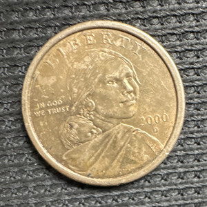 2000-D Sacagawea Native American $1 Dollar Coin Business Strike KM#338