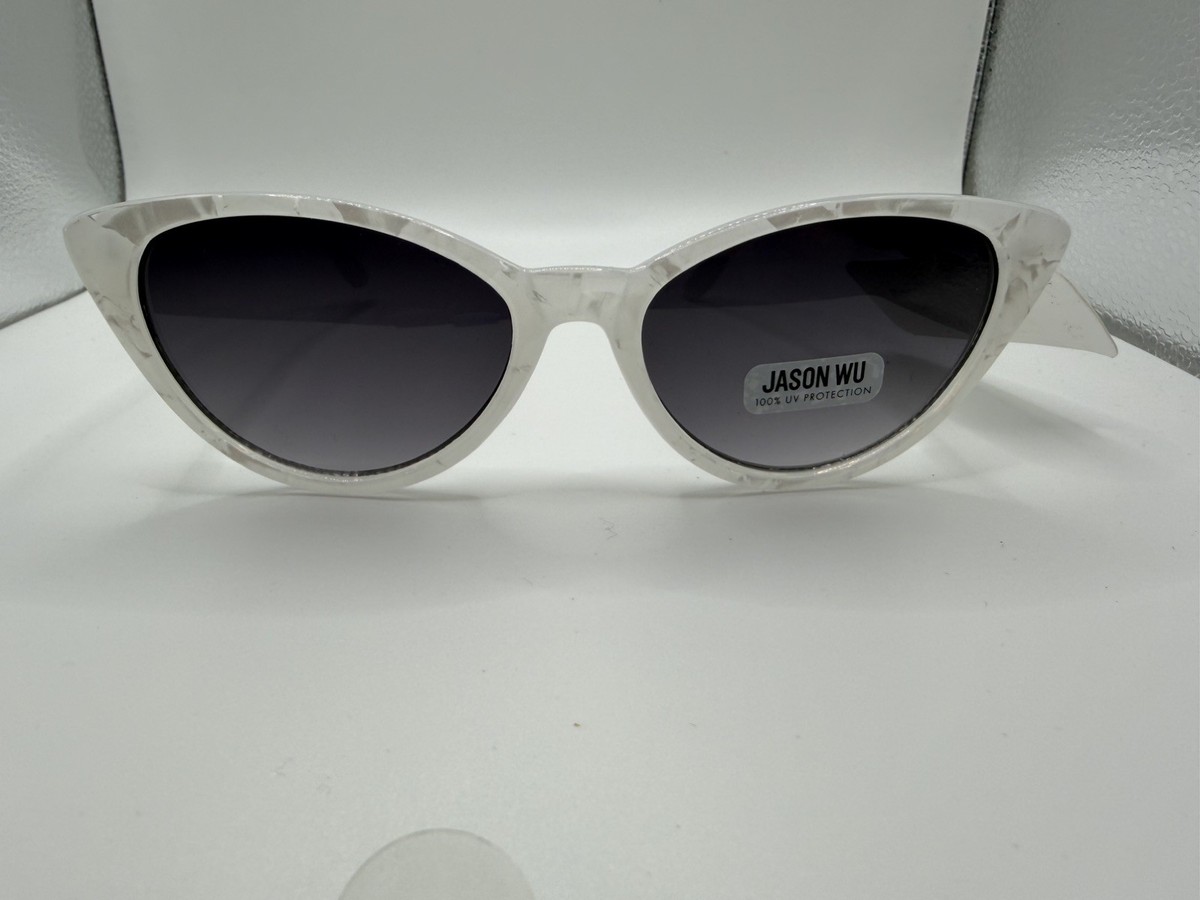 Jason Wu Cat Eye White Mother of  Pearl Sunglasses UV Protection NWT Retro Jason Wu Sunglasses for Women | The RealReal main image 4