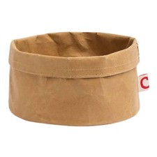 Bread Basket Brown Kraft Washable 17 cm Comas | Fabric Bread Holder