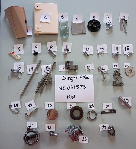 **U Pick** Singer 401 401a PARTS Slant Needle Sewing Machine FLAT SHIP 403 404