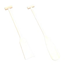 Wooden Canoe Paddle Lightweight Comfortable DIY Boat Paddle Ergonomic Grip Boat