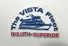 Vtg The Vista Fleet Cruise Rubber Refrigerator Fridge Magnet Advertising Novelty