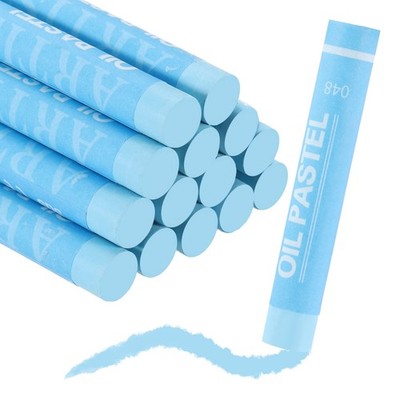 Soft Oil Pastels, Oil Pastel Crayons Blendable(Light Blue, Pack of 36)